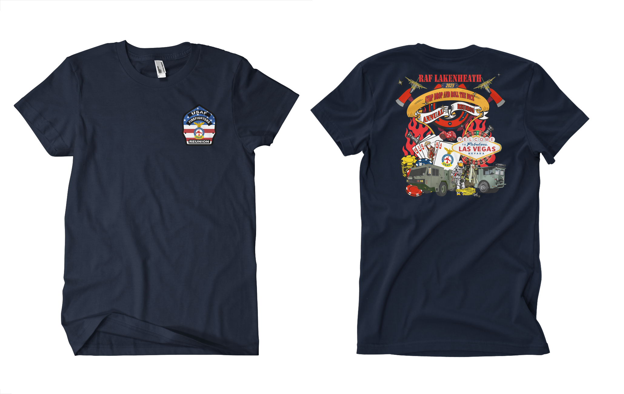 USAF Fire Protection Lakenheath Reunion Shirt 2023