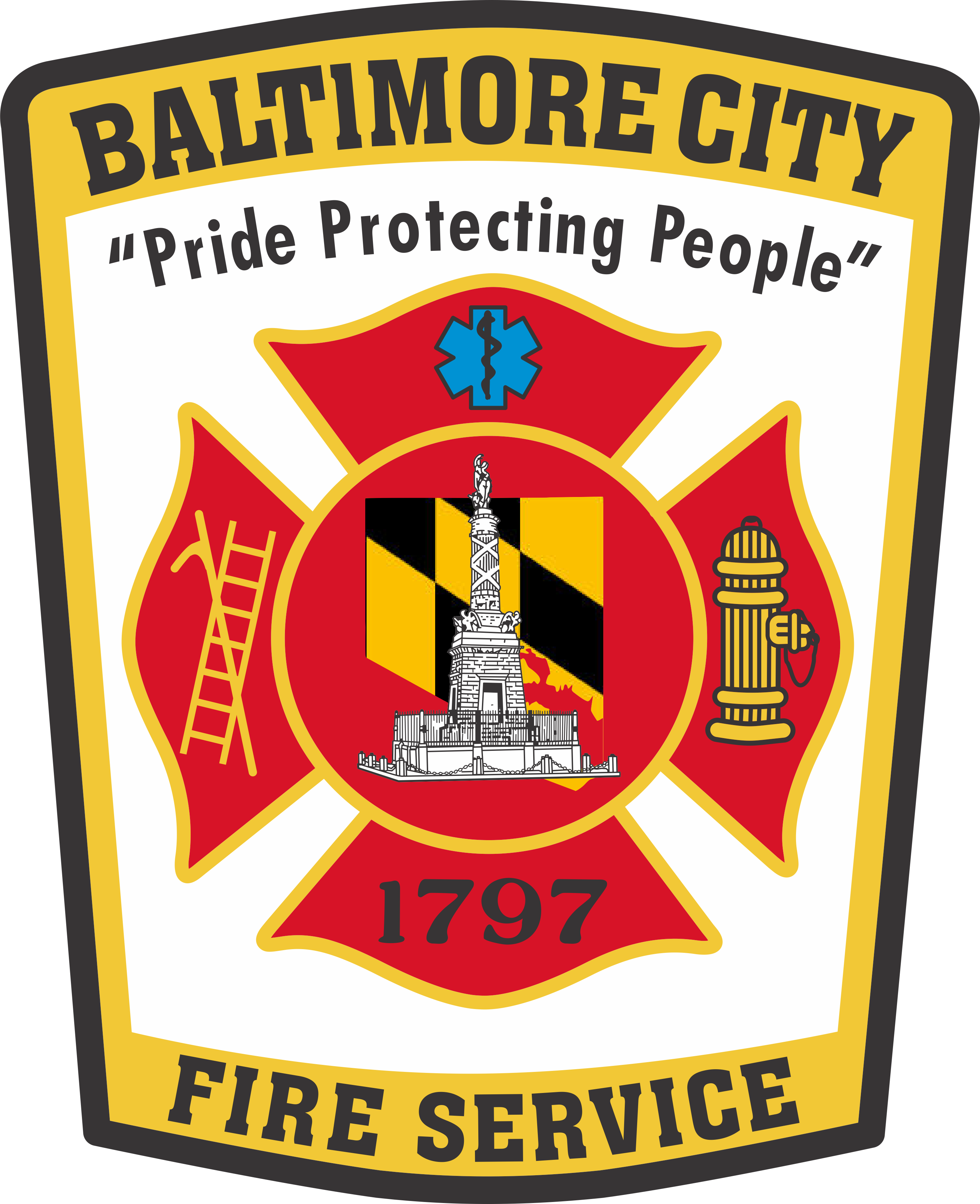 Baltimore City Fire Department Shirts Badges of Honor