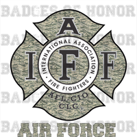 IAFF USAF Camo Shirt