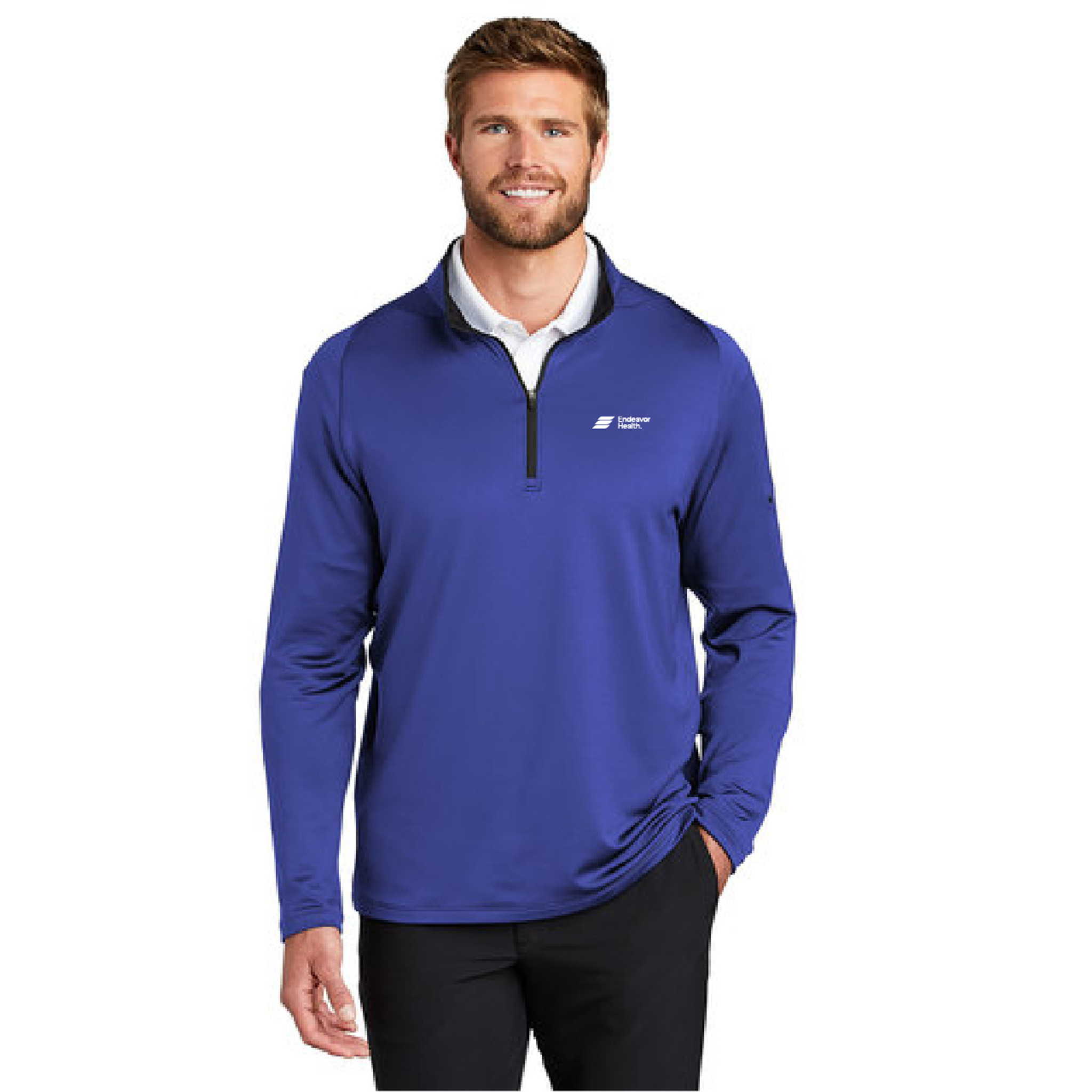 Mens nike dri fit zip up discount
