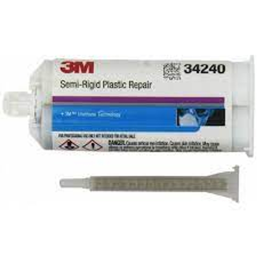 3m, 34240, semi rigid plastic repair, paint and panel prep