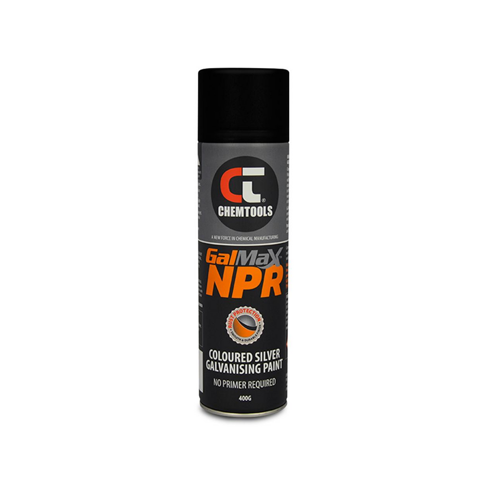 hemtools GalMax™ NPR Gloss Black Galvanising Paint 400g Aerosol CT-BKSG-400