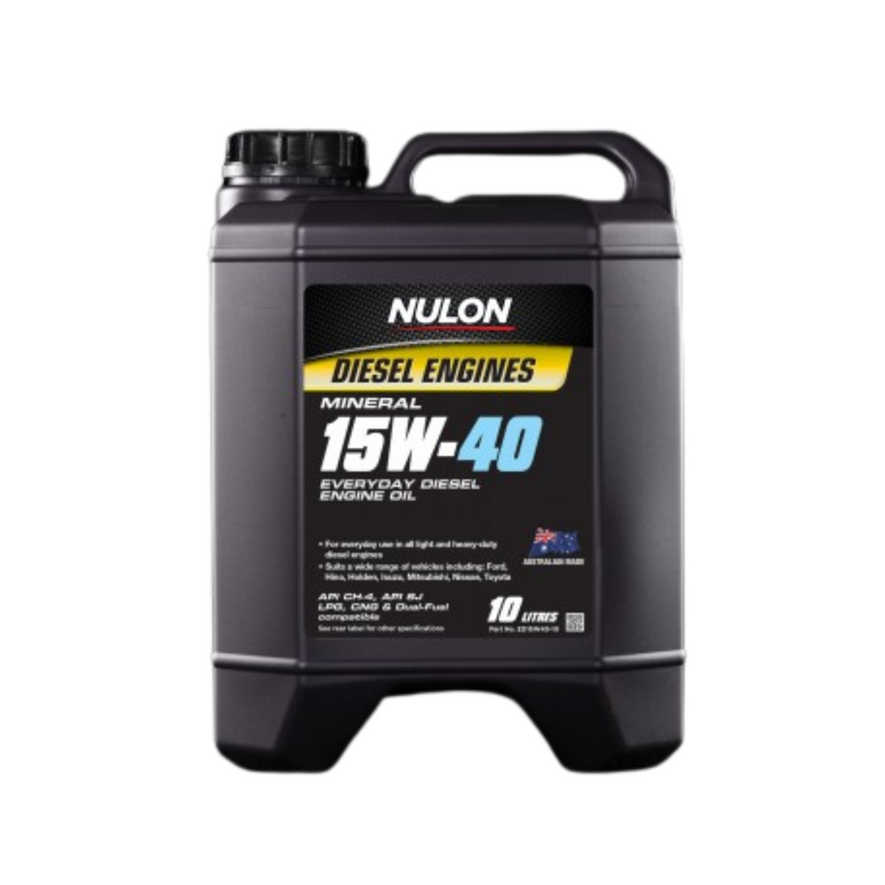Nulon Mineral 15W-40 Everyday Diesel Engine Oil (ED15W40) 10L or 20L
