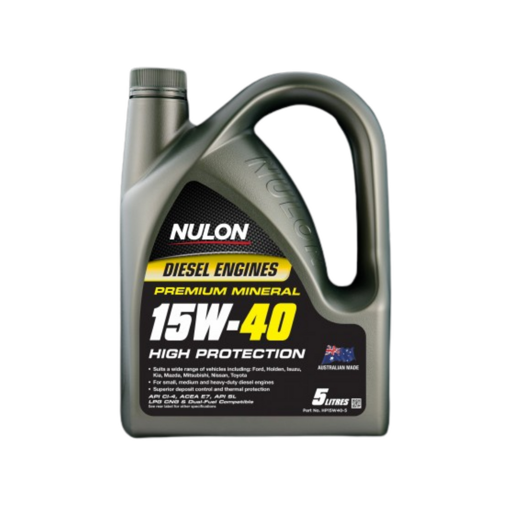 Nulon 15W-40 High Protection Diesel Formula Engine/Motor Oil 5L  NULHP15W40-5