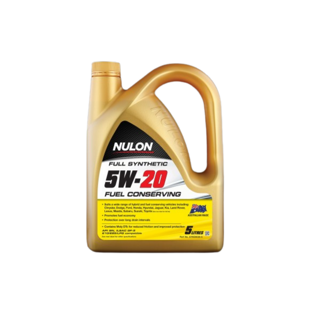 NULON Full Synthetic 5W-20 Fuel Conserving Engine Oil 5L NULSYN5W20-5