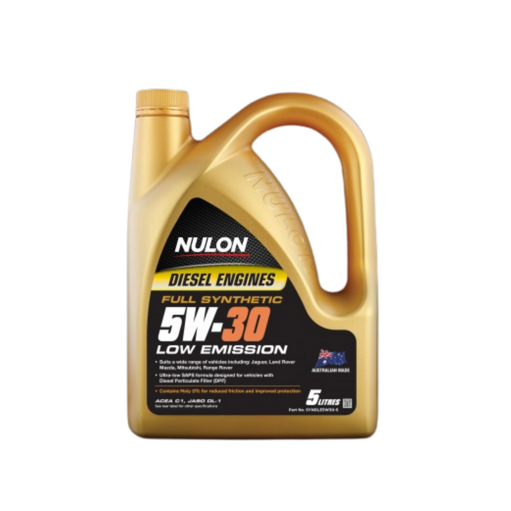 NULON Full Synthetic 5W-30 Low Emission Diesel Engine Oil 5L NULSYNDLE5W30-5