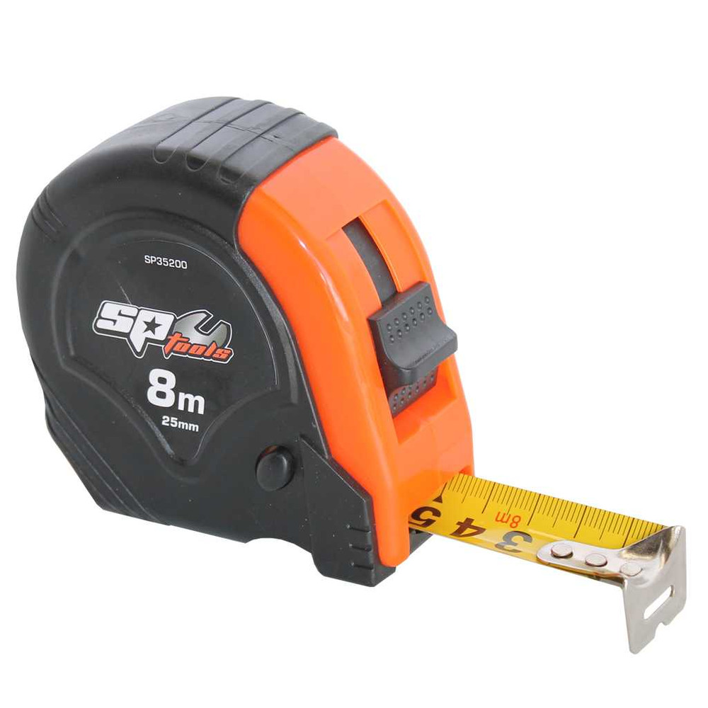 SP TOOLS 8MTR MEASURING TAPE