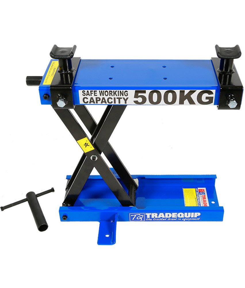 TRADEQUIP MOTORCYCLE LIFTER - 500KG