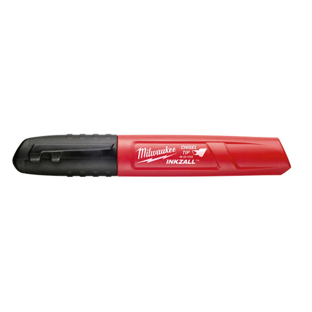 MILWAUKEE INKZALL™ MEDIUM CHISEL BLACK MARKER