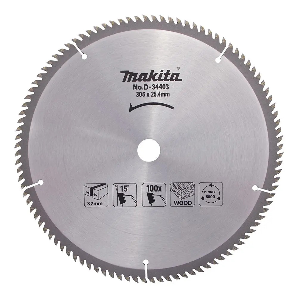 MAKITA 305MM X 25.4MM X 100T STANDARD TCT SAW BLADE