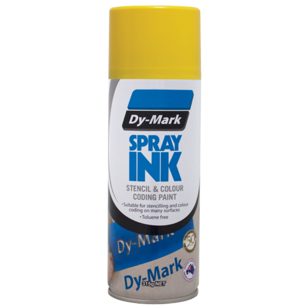 DYMARK YELLOW STENCIL SPRAY INK 315G