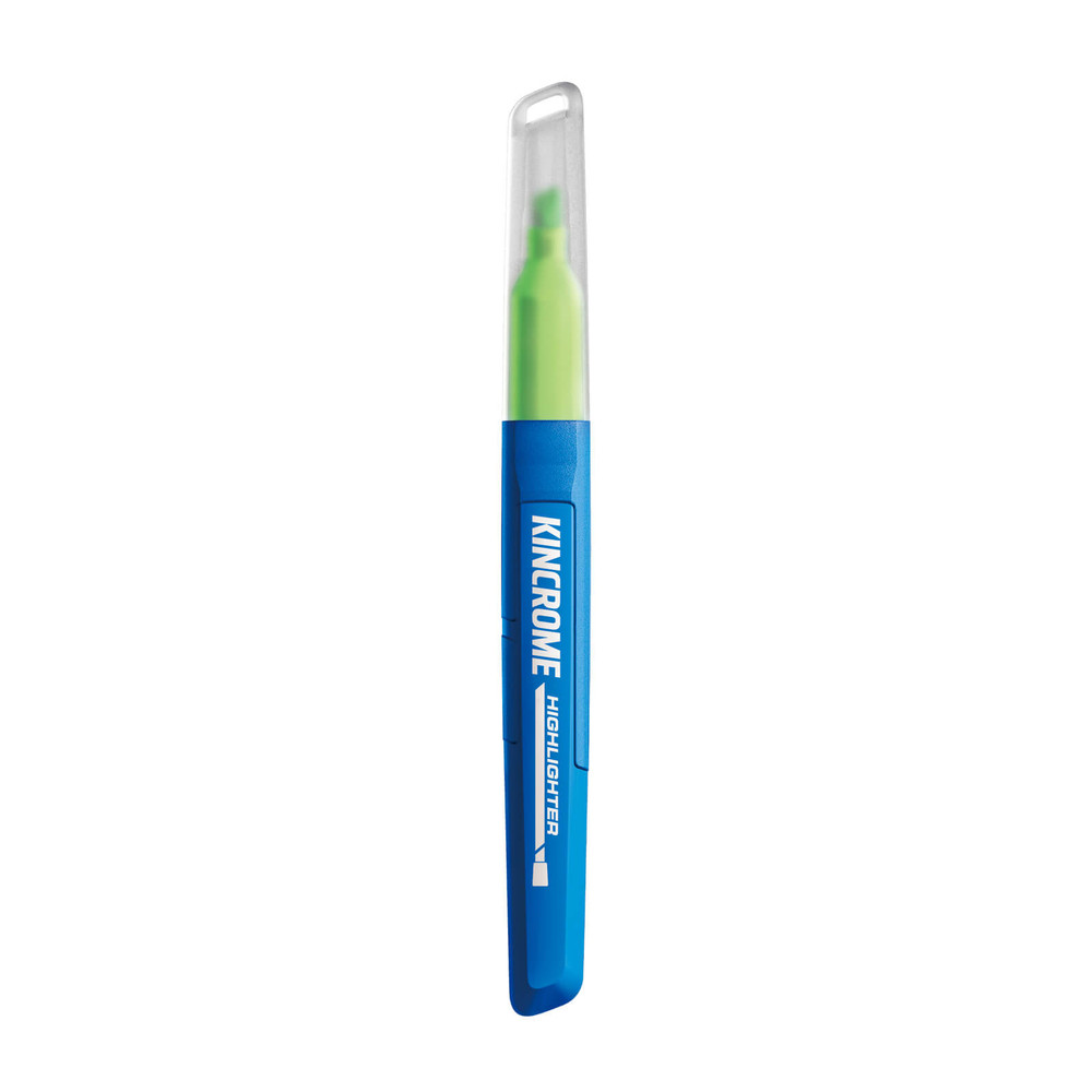 KINCROME HIGHLIGHTER MARKER CHISEL TIP GREEN