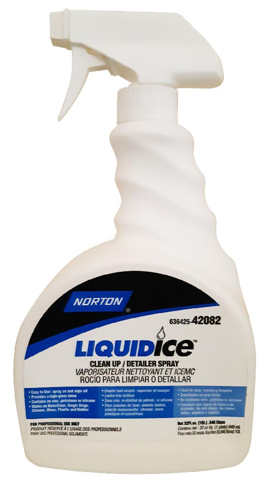 Norton 42082 Liquid Ice Clean Up and Detailer Spray 32oz