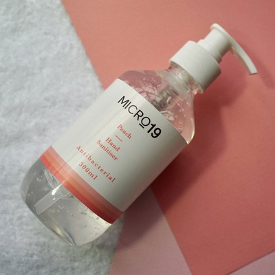 Micro19 Peach Hand Sanitiser