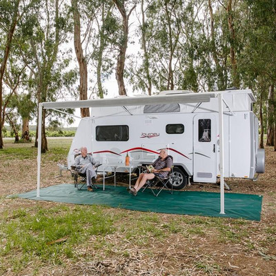 caravan, camping mat