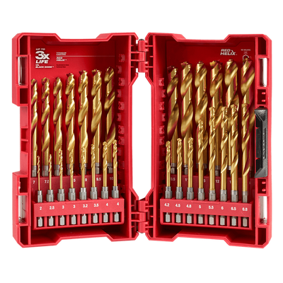 MILWAUKEE SHOCKWAVE™ RED HELIX™ TITANIUM 29 PCE KIT