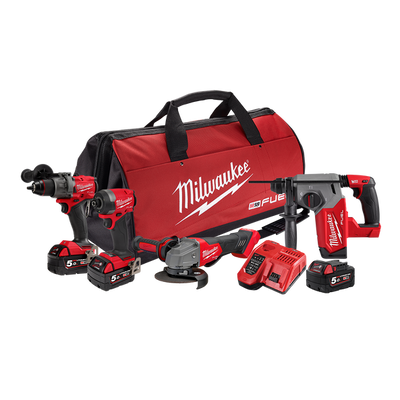 MILWAUKEE M18 FUEL™ 4 PIECE POWER PACK 4A3