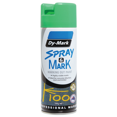 DYMARK SPRAY & MARK FLURO GREEN 350G