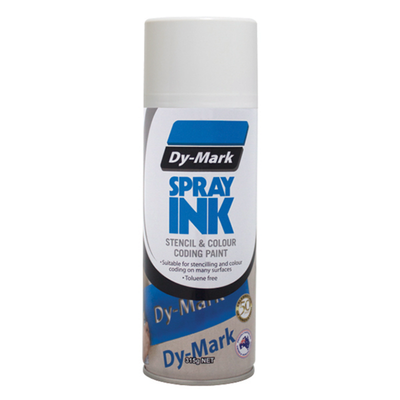 DYMARK WHITE STENCIL SPRAY INK 315G