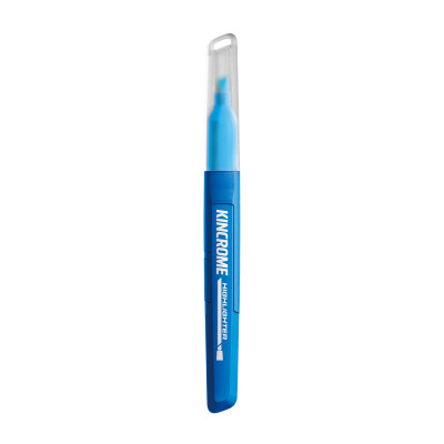 KINCROME HIGHLIGHTER MARKER CHISEL TIP BLUE