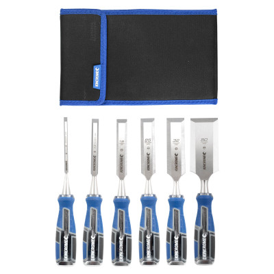 KINCROME PREMIUM 6 PIECE WOOD CHISEL SET