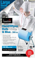 Bastion Blue Handiwipe Rolls 300m