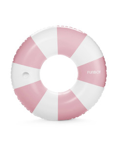 Pink Vintage Stripe Tube Float