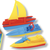 Assorted Plastic Boats