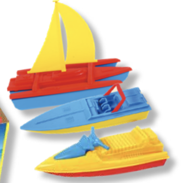 Assorted Plastic Boats