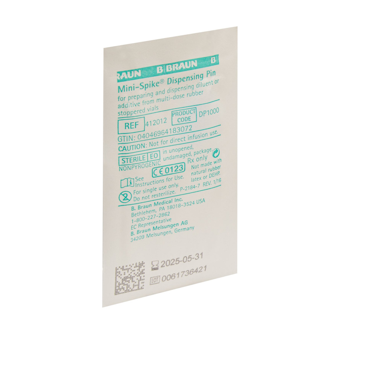 IV Additive Dispensing Pin MiniSpike* Needlefree, Luer Lock Beyond