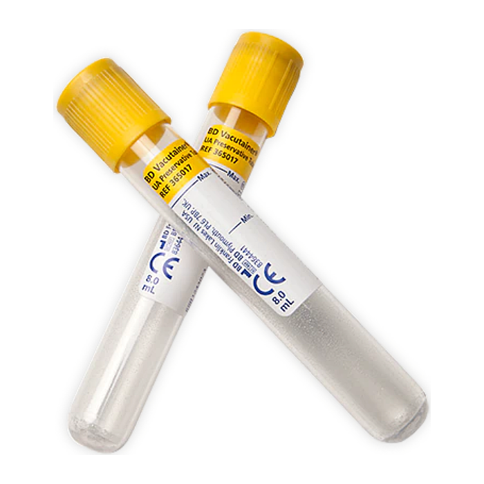 BD Vacutainer® Urinalysis Tube Chlorhexadine / Ethyl Paraben / Sodium