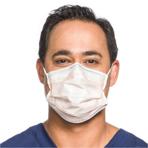 Procedure Mask FluidShield Anti-fog Foam Pleated Earloops One Size ASTM Level 3