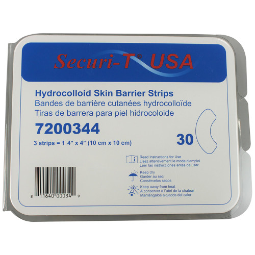 Skin Barrier Strip Securi-T Mold Adhesive Tape Flange Universal System Hydrocolloid