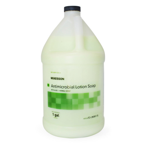 Antimicrobial Soap McKesson Lotion 1 gal. Jug Herbal Scent