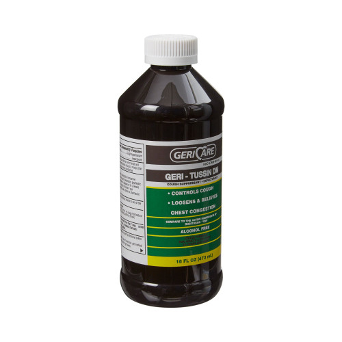 Cold and Cough Relief Geri-Care® 100 mg - 10 mg / 5 mL Strength Syrup 16 oz.