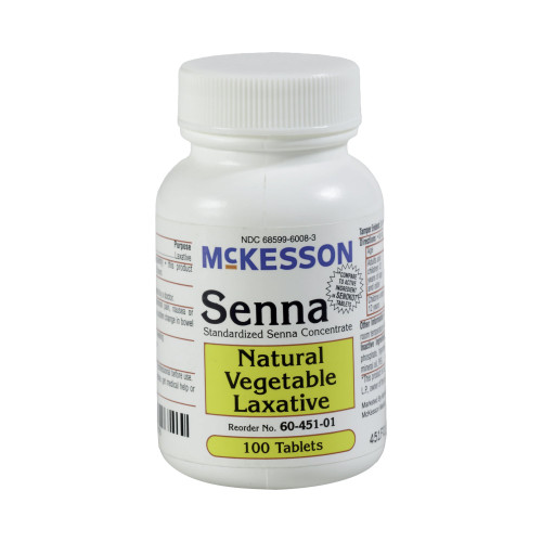 Laxative Geri-Care® Tablet 8.6 mg Strength Sennosides