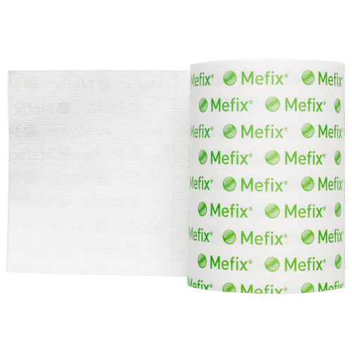 Dressing Retention Tape with Liner Mefix® Perforated Liner Nonwoven Spunlace Polyester White