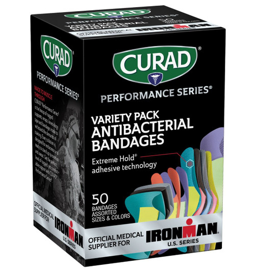 Curad Performance Series Ironman Antibacterial XL Bandage Extreme Hold