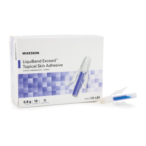 Skin Adhesive McKesson LiquiBand® Exceed™ 2-Octyl Cyanoacrylate