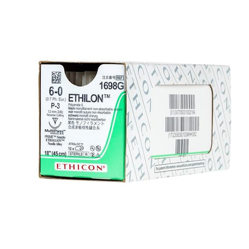 Suture with Needle Ethilon™ Nonabsorbable Uncoated Monofilament Nylon