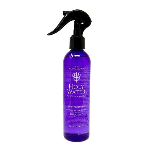 Holy Water 4% Lidocaine Numbing Spray. 8 oz Bottle