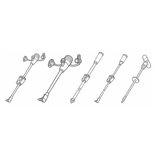 Bolus Enteral Feeding Extension Tube Set MIC-Key With Cath Tip, SECUR-LOK Straight Connector and Clamp