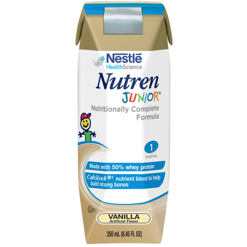 Pediatric Oral Supplement / Tube Feeding Formula Nutren® Junior Vanilla Flavor 8.45 oz. Tetra Prisma® Ready to Use