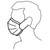 Procedure Mask Pleated Earloops Blue