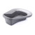 Stackable Bedpan McKesson Graphite 2 Quart / 1893 mL