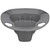 Stackable Bedpan McKesson Graphite 2 Quart / 1893 mL