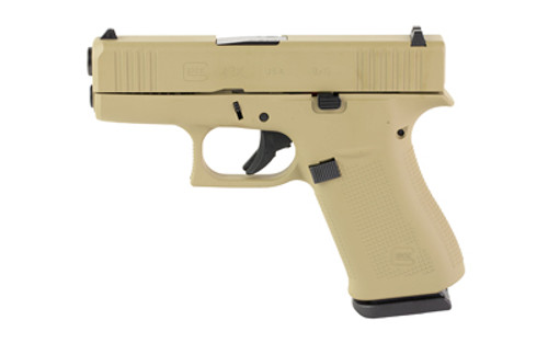 GLOCK 43X 9MM 10RD COYOTE TAN