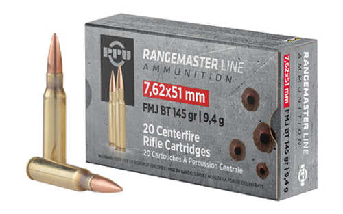 PPU 7.62X51 145GR RM FMJBT 20/500