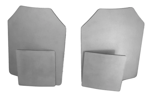 BODY ARMOR Combo Pack: Front, Back, and 6"x6" Side Plates. AR500 OMEGA ARMOR