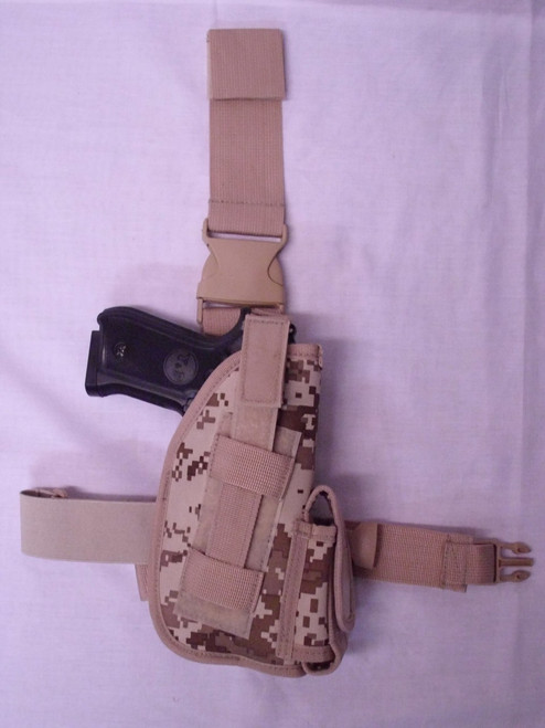Tactical SAS Military Leg Holster  DIGITAL DESERT